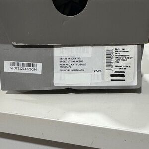 Balenciaga Kids Sneakers - Fluorescent Yellow and Black